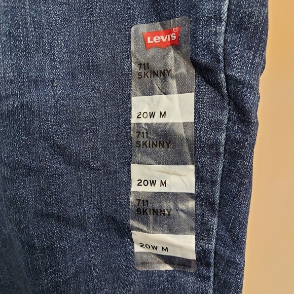 Levi's 711 SKINNY WOMEN'S JEANS distressed - Picture 4 of 9